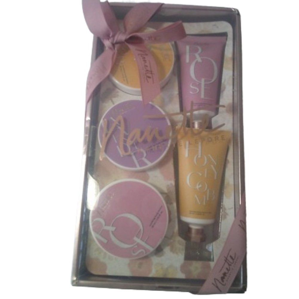 Nanette Lepore  5 Piece Body Butter & Hand Cream Set New in Pkg